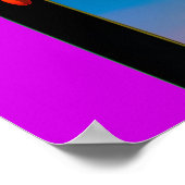 Ik zie je bij Mardi Gras Eye Poster (Hoek)