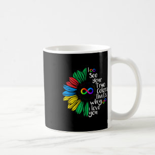 Ik zie je echte kleuren-oneindige regenboogNeurodi Koffiemok