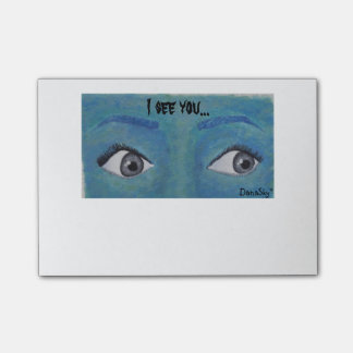 "Ik zie je" EYES Post It Notes Blocnote