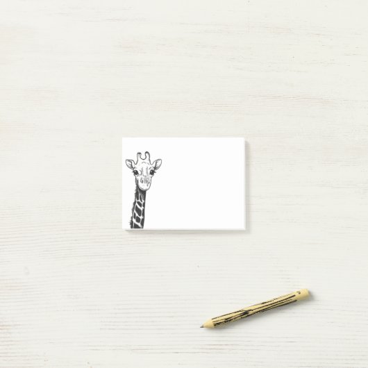 IK ZIE JE GIRAFFE POST-IT® NOTES (Op bureau)