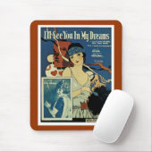 "Ik zie je in mijn dromen" Muismat (Met muis)