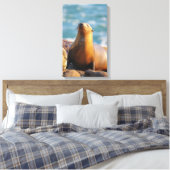 Ik zie je niet kijken. canvas afdruk (Insitu (Slaapkamer))