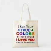 Ik zie jullie WARE KLEUREN Tote Bag (Voorkant)