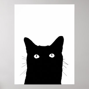 Ik zie Kat klikken om je kleurrijke decor te selec Poster