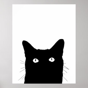 Ik zie Kat klikken om Uw Kleurdecor te selecteren Poster