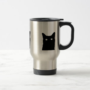 Ik zie Kat klikken om Uw Kleurrijk Decor te Reisbeker