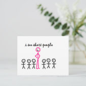 Ik zie Korte Mensen Briefkaart (Staand voorkant)