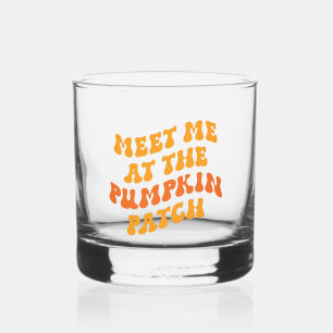 Ik zie me bij de pompoenpleister whisky glas