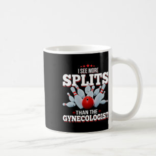 Ik zie meer spleten dan de gynaecoloog Bowling Koffiemok