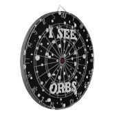 Ik zie Orbs-dartboard Dartbord (Voorkant Links)