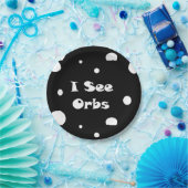 Ik zie Orbs  Papieren Bordje (Feest)