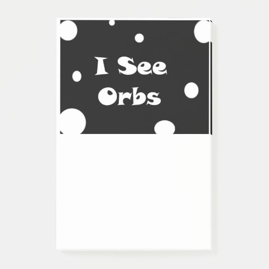 Ik zie Orbs-post-it notes (Voorkant)