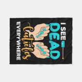 Ik zie overal kubussen fleece deken (Voorkant (Horizontaal))