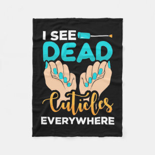 Ik zie overal kubussen fleece deken