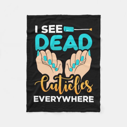 Ik zie overal kubussen fleece deken (Voorkant)