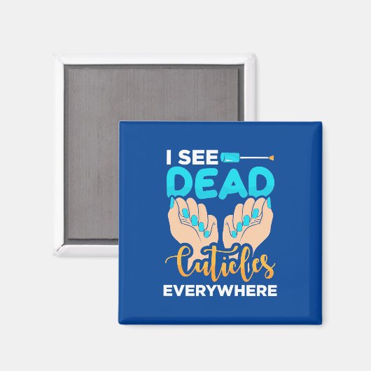 Ik zie overal kubussen magneet (Voorkant / Achterkant)