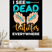 Ik zie overal kubussen poster (Keuken)