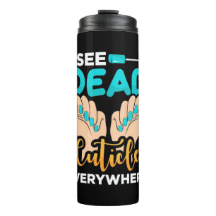 Ik zie overal kubussen thermosbeker