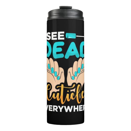 Ik zie overal kubussen thermosbeker (Voorkant)