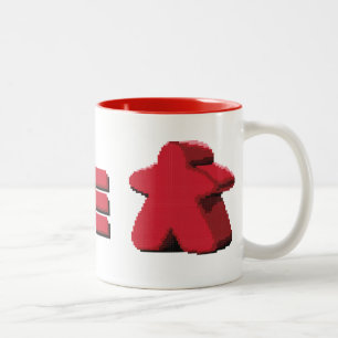 Ik zie Red Meeple Coffee Mok