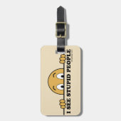 Ik zie stoute mensen bagagelabel (Voorkant verticaal)