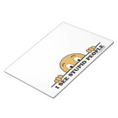 Ik zie stoute mensen notitieblok (Schuin)