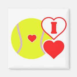 Ik zie tennis magneet