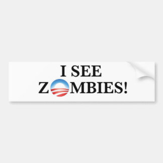 Ik zie zombies! bumpersticker