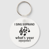 Ik zing Soprano Sleutelhanger (Voorkant)