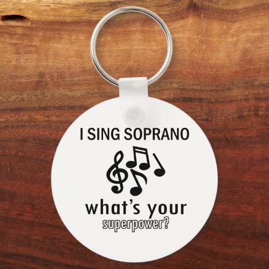 Ik zing Soprano Sleutelhanger (Voorkant)