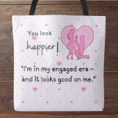 Ik zit in mijn geëngageerde tijdperk en het ziet e draagtas