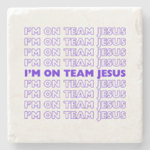 Ik zit in Team Jesus onderzetter