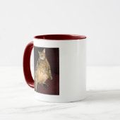 Ik zit op die stomme kaart. mok (Voorkant links)