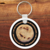 Ik zit op pupusas dieet sleutelhanger (Voorkant)