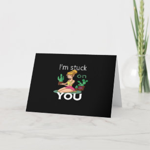 Ik Zit Vast Aan Jou Grappige Cactus Tuinieren Spee Kaart