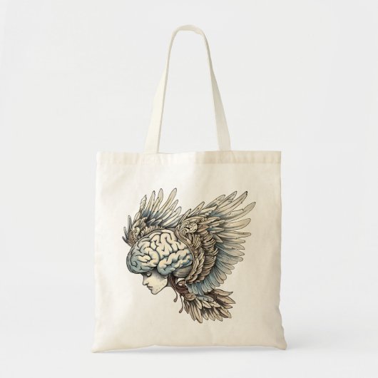 Ik zit vol hoogvliegende gedachten tote bag (Voorkant)