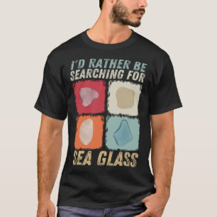 Ik zoek liever naar Zeeen glazen koeken T-shirt