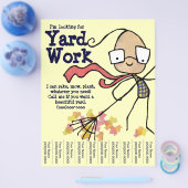 Ik zoek naar tuinwerk flyer (Enkel)