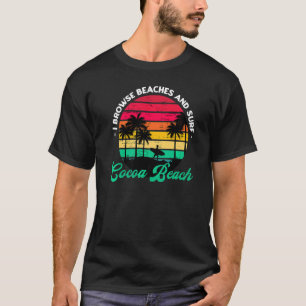 Ik zoek stranden en Surf Cacao Beach Surfvloer T-shirt