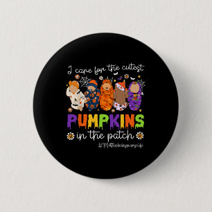 Ik zorg voor de Schattigee pompoenmoeder door kost Ronde Button 5,7 Cm