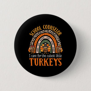 Ik zorg voor de schattigste kalkoenen Thanksgiving Ronde Button 5,7 Cm