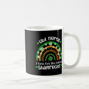 Ik zorg voor de schattigste shamrocks Landd verple Koffiemok