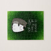 Ik zou alle negen leven met u twee katten legpuzzel (Horizontaal)