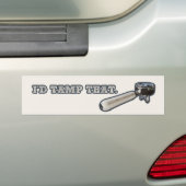 Ik zou dat aandoen bumpersticker (Op auto)
