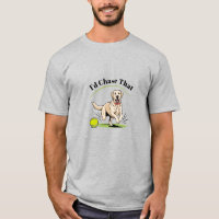 Ik zou dat achtervolgen" Labrador Retriever T-shir