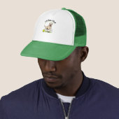 Ik zou dat achtervolgen" Labrador Retriever Trucker Pet (In situ)