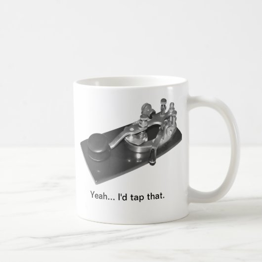 "Ik zou dat aftappen" koffie-mok Koffiemok (Rechts)