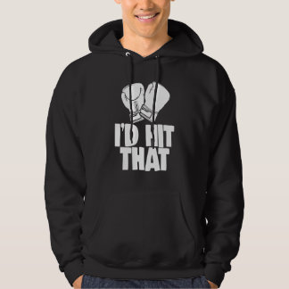 Ik zou dat boksspel raken  Vrouwen Boksen Sport Li Hoodie
