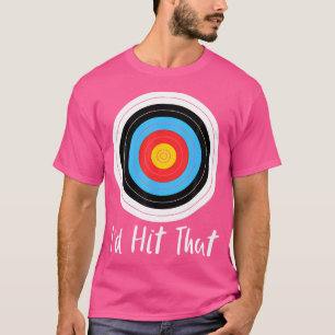 Ik zou dat boogschieten grappige pijl boog boogsch t-shirt