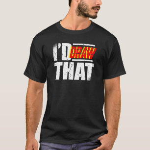 Ik zou dat Booster Pack Trading Kaart Game tekenen T-shirt